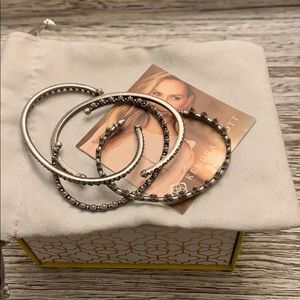 🔥Kendra Scott Delphine 4 Pinch Cuff Bracelet Set